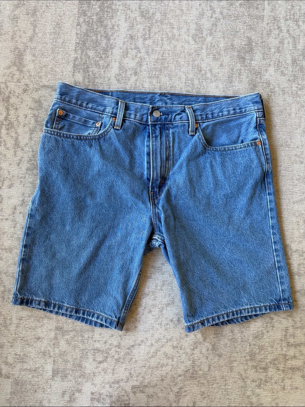 Levi's Men's Medium Blue Denim 405 Jean Shorts